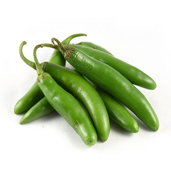 Chillies Green Long Hot ($1.50 per 100g)